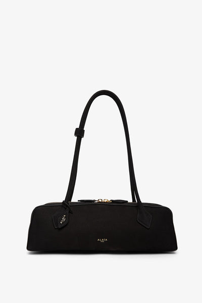 Le Teckel medium black bag