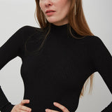 High neck black body