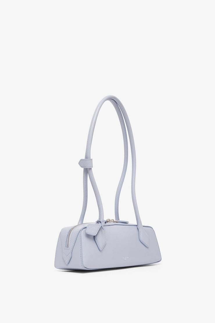 Le Teckel small light blue leather bag