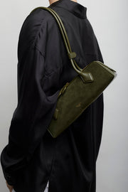 Le Teckel small green bag