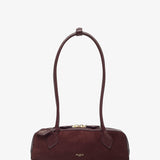 Le Teckel small dark red bag