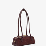 Le Teckel small dark red bag