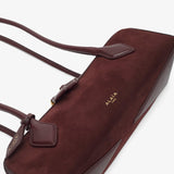 Le Teckel small dark red bag