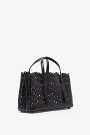 Mina 25 EW vienne vague black tote bag
