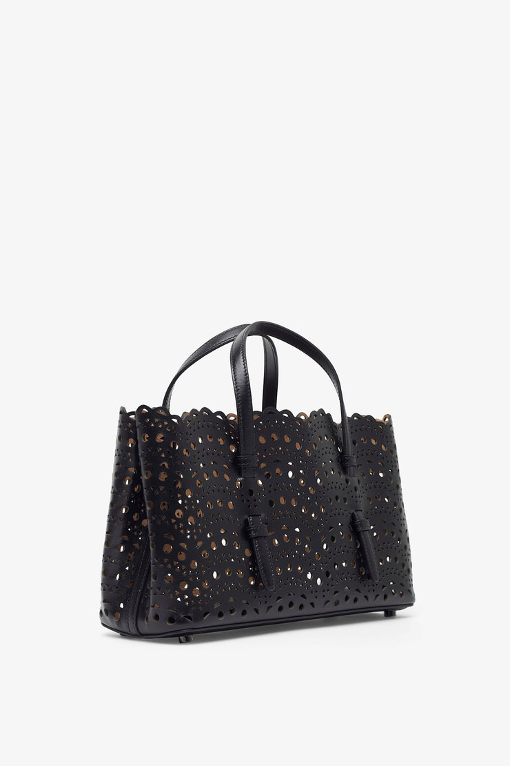 Mina 25 EW vienne vague black tote bag