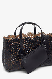 Mina 25 EW vienne vague black tote bag