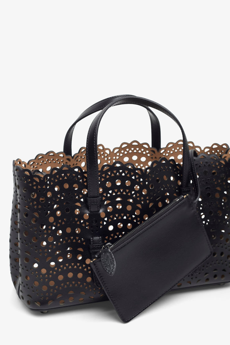Mina 25 EW vienne vague black tote bag