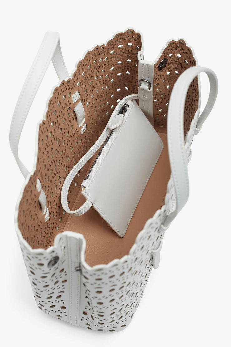 Mina 25 EW vienne vague white tote bag