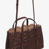 Mina 25 EW vienne vague brown tote bag