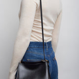 Le Click small black square bag