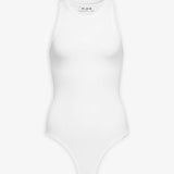 Sculpting jersey white bodysuit