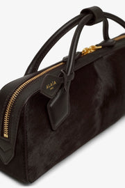 Teckel Clutch brown bag