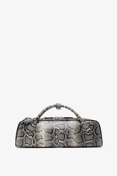 Teckel Clutch black and white bag