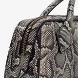 Teckel Clutch black and white bag
