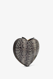 Le Coeur black and white crossbody bag