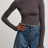 Second skin grey knit body