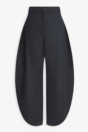 Wool flannel petal pants