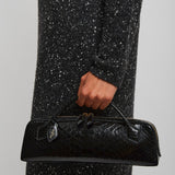 Le Teckel black clutch
