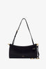 Le Click EW Small black suede bag