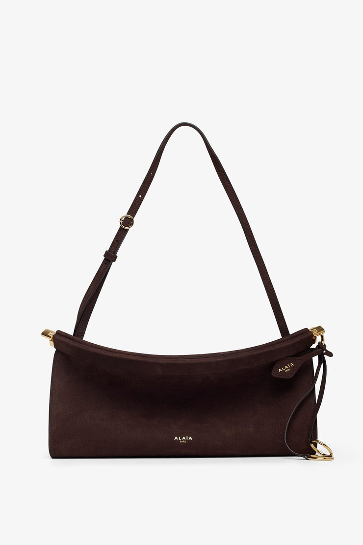 Le Click EW Medium brown nubuck bag