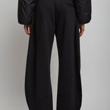 Black petal joggers