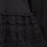 Alaia black peplum jumper