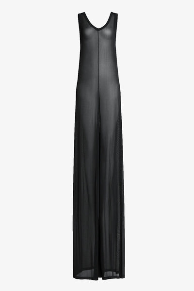 Alaia black fluid jumpsuit