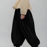 Alaia black balloon pants
