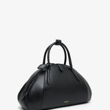 Top handle small black bag
