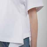 Panelled white top