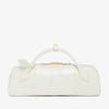 Alaïa Le Teckel snow white clutch
