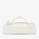 Le Teckel snow white clutch