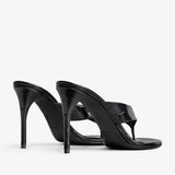 Tong 90 embossed mule sandals