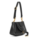 Marcie small black shoulder bag