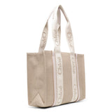 Woody medium light pink canvas bag