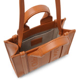 Woody mini brown leather bag