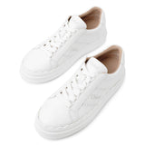 Lauren white leather sneakers