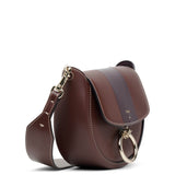 Arlene brown leather crossbody bag