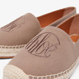 Pary khaki flat espadrilles