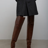 Eve brown over knee boots