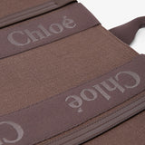 Woody brown medium tote bag