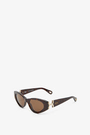 Marcie havana sunglasses