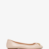 Iris beige leather ballerinas