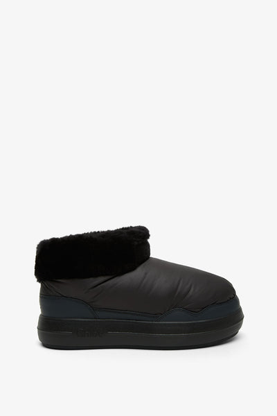 Polar black shearling boots