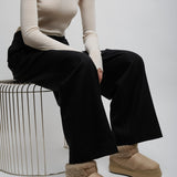 Polar beige shearling boots