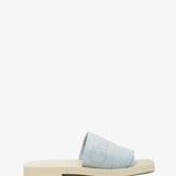 Woody light blue slides