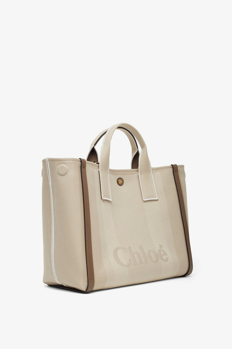 Chloe Carry medlium beige tote bag