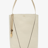 Chloe Spin small beige tote bag