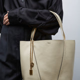 Chloe Spin small beige tote bag