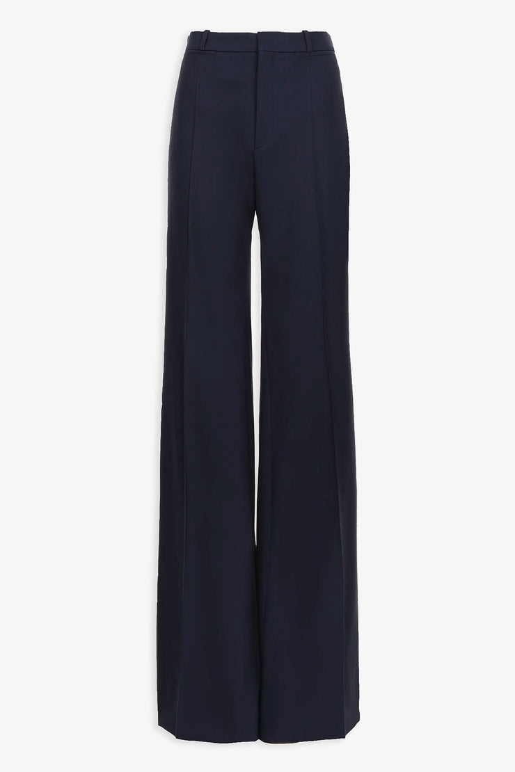 Flared tailored trousers